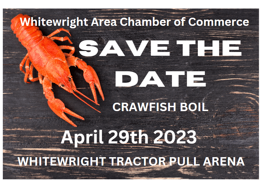 SAVE THE DATE - Crawfish Boil - Saturday, April 29th