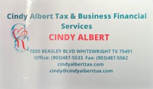 Cindy Albert Tax and Business Financial Services